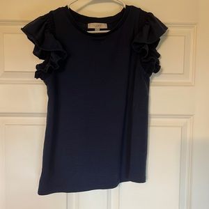 Loft Ruffle Sleeve Top